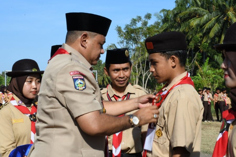 Wakil Bupati Lombok Utara Buka Jambore Ranting Ke-4 Gerakan Pramuka Tanjung